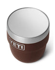YETI Rambler 4 Oz Espresso Cups 2 Pack (Wetlands Brown) top angle