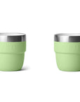 YETI Rambler 4 Oz Espresso Cups 2 Pack (Key Lime) twins back