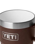 YETI Rambler 6 OZ Stackable Mug 2 Pack (Wetlands Brown) top angle