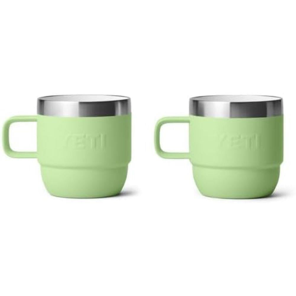 YETI Rambler 6 OZ Stackable Mug 2 Pack (Key Lime) back