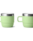 YETI Rambler 6 OZ Stackable Mug 2 Pack (Key Lime) back