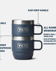 YETI Rambler 6 OZ Stackable Mug 2 Pack (Key Lime) info