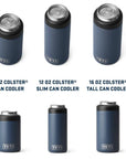 YETI Rambler 250ml Slim Colster Can Insulator (Charcoal) sizes