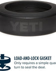 YETI Rambler 250ml Slim Colster Can Insulator (Charcoal) lid