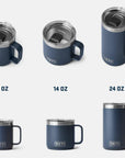 Yeti Rambler Mug 14 OZ (Stainless Steel) different sizes