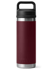 Yeti Rambler 18 OZ Bottle With Chug Cap (Harvest Red) back