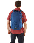 Lowe Alpine Phase 30 Backpack (Cadet Blue) model back