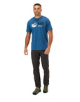 Rab Men's Stance Sketch Organic Cotton Tee (Denim)
