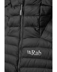 Rab Men's Cirrus Alpine Insulated Jacket (Black) zipper logo