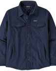 Patagonia Men's Lightweight Insulated Fjord Flannel Shirt (New Navy)