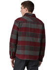 Patagonia Men's Lightweight Insulated Fjord Flannel Shirt (William: Ink Black) back