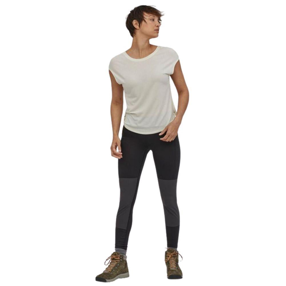 Patagonia Women's Pack Out Hike Tights (Black) model pose