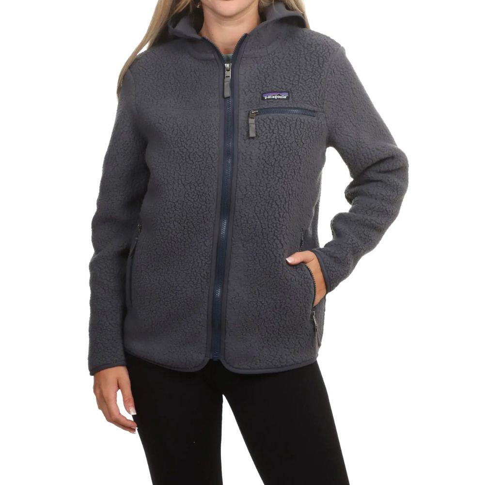 Patagonia Women's Retro Pile Fleece Hoody (Smoulder Blue
