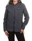 Patagonia Women's Retro Pile Fleece Hoody (Smoulder Blue) model hand