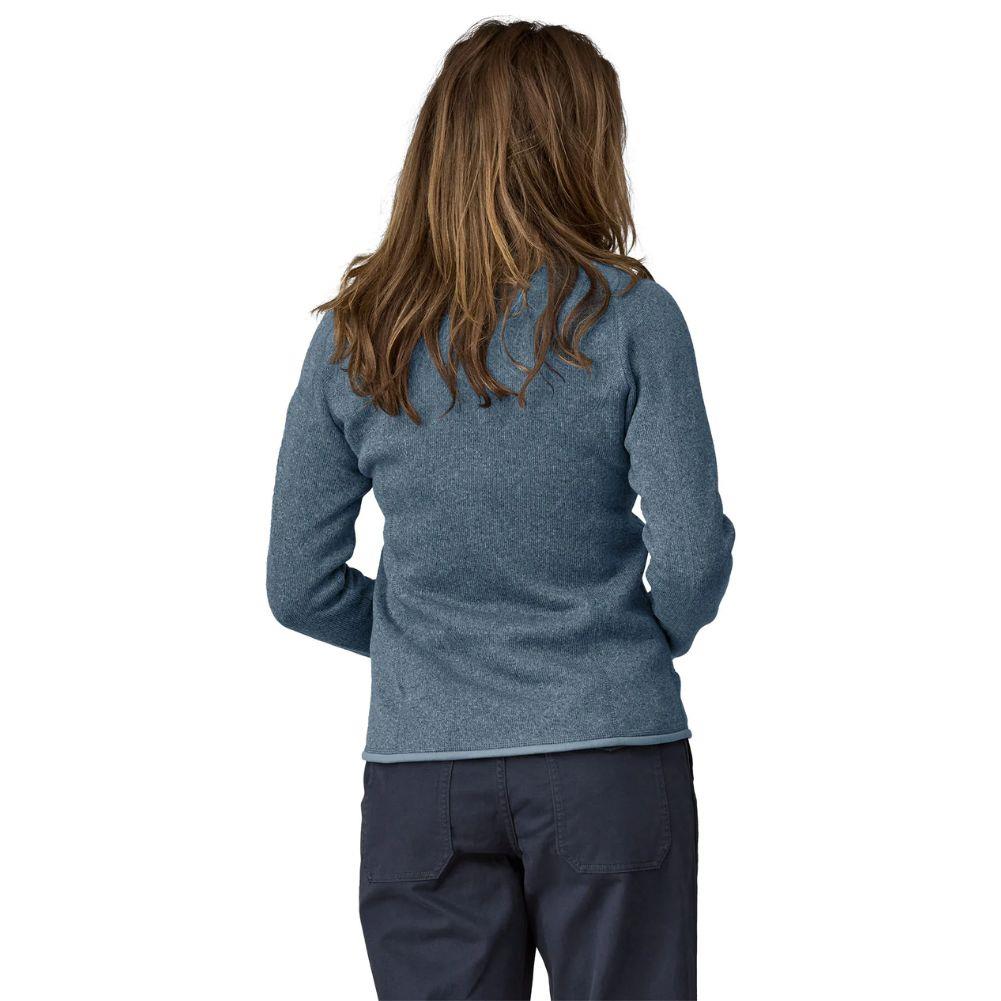 Patagonia Women's Better Sweater Fleece Jacket (Utility Blue) model back angle