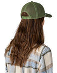 Patagonia P-6 Logo LoPro Trucker Hat (Thermal Blue) back