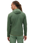 Patagonia Men's R1 Air Full-Zip Hoody (Torrey Pine Green) model back