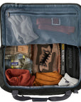 Patagonia Black Hole Cube 3L (Smoulder Blue) in a duffle bag