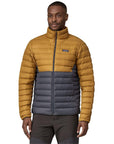 Patagonia Men's Down Sweater Jacket (Raptor Brown) model front
