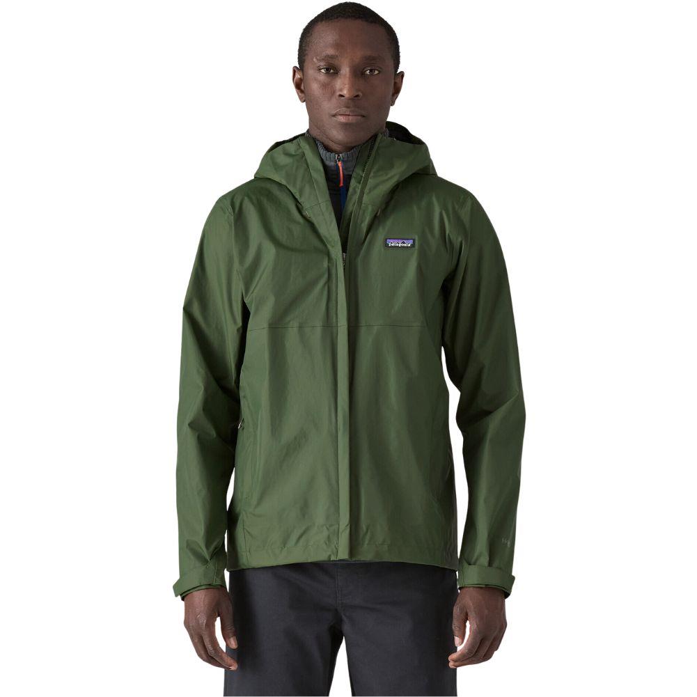 Patagonia Men’s Torrentshell 3L Waterproof Jacket (Torrey Pine Green) front