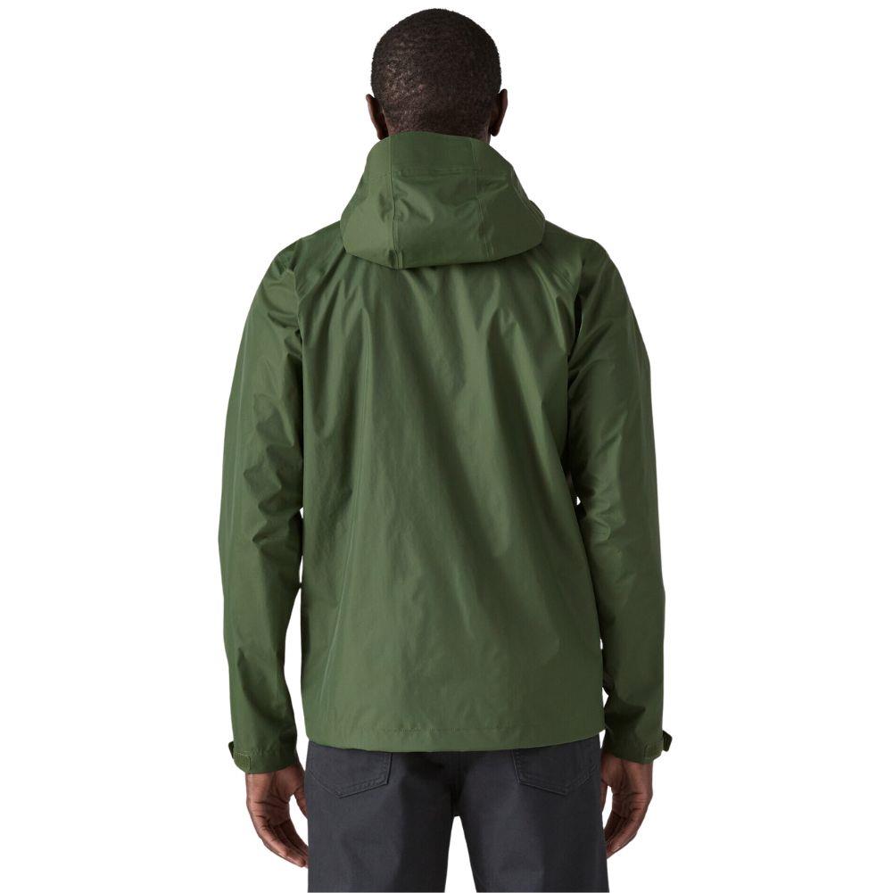 Patagonia Men’s Torrentshell 3L Waterproof Jacket (Torrey Pine Green) back