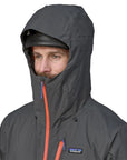 Patagonia Men's Granite Crest Jacket (Forge Grey) hood up