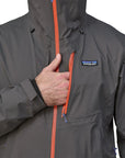 Patagonia Men's Granite Crest Jacket (Forge Grey) hand in side pocket