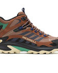 Merrell Men's Moab Speed 2 Mid GORE-TEX Walking Shoes (Rye)
