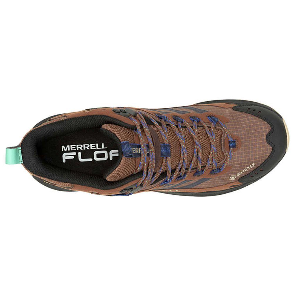 Merrell Men's Moab Speed 2 Mid GORE-TEX Walking Shoes (Rye) top view