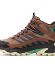 Merrell Men's Moab Speed 2 Mid GORE-TEX Walking Shoes (Rye) left