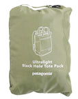 Patagonia Ultralight Black Hole Tote Pack 27L (Buckhorn Green) packed