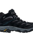 Merrell Men's Moab 3 Mid GORE-TEX Walking Boots (Black/Grey)