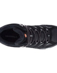Merrell Men's Moab 3 Mid GORE-TEX Walking Boots (Black/Grey) top view