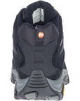 Merrell Men's Moab 3 Mid GORE-TEX Walking Boots (Black/Grey) back