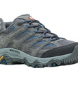 Merrell Men's Moab 3 GORE-TEX Walking Shoes (Granite/Poseidon) right angle