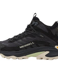 Merrell Women's Moab Speed 2 Mid GORE-TEX Walking Shoes (Black)