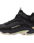 Merrell Women's Moab Speed 2 Mid GORE-TEX Walking Shoes (Black)