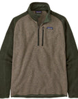 Patagonia Men's Better Sweater 1/4-Zip Fleece (Seabird Grey)
