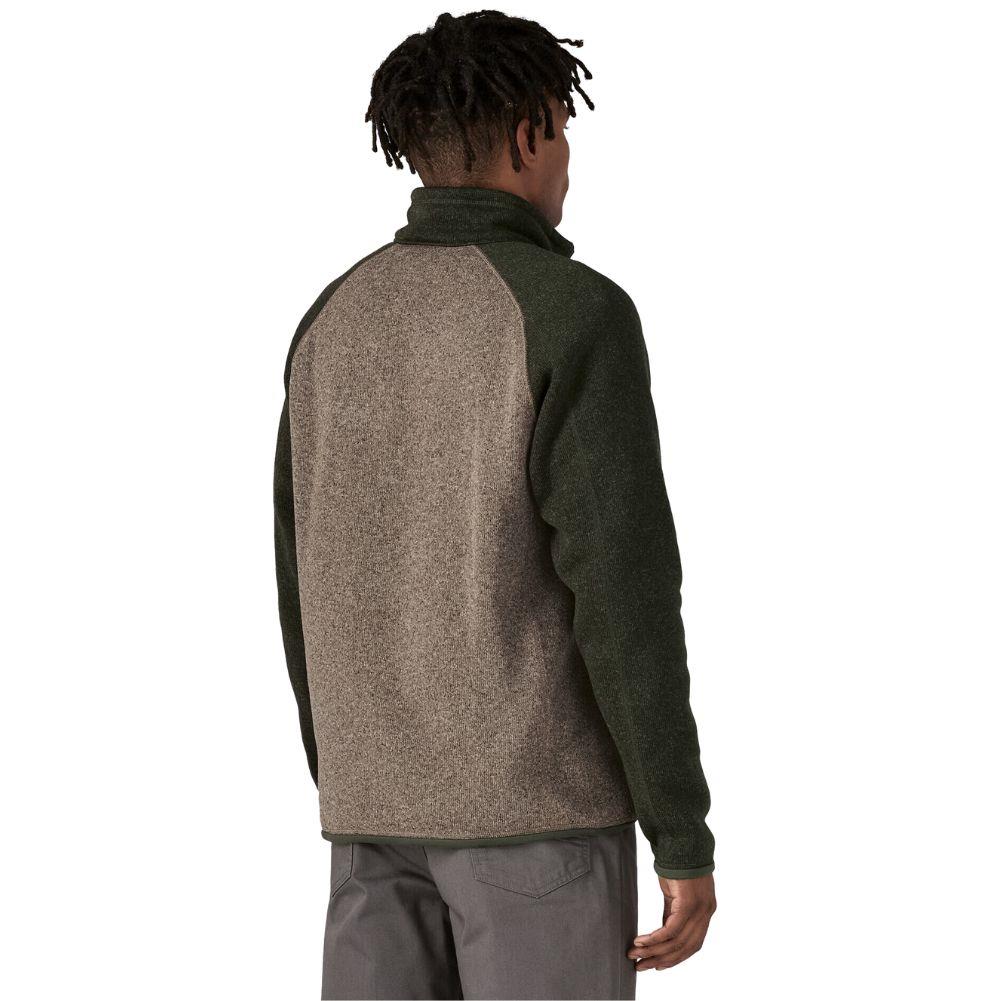 Patagonia Men's Better Sweater 1/4-Zip Fleece (Seabird Grey) model back