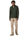 Patagonia Men's Better Sweater Fleece Jacket (Torrey Pine Green) model standing