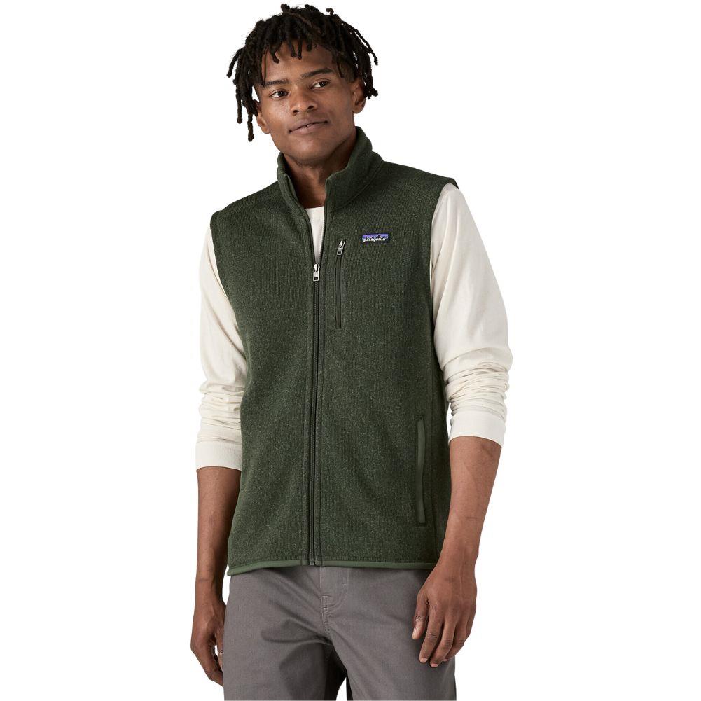 Patagonia Men's Better Sweater Fleece Vest (Torrey Pine Green) model angle