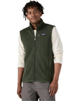Patagonia Men's Better Sweater Fleece Vest (Torrey Pine Green) model angle