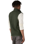 Patagonia Men's Better Sweater Fleece Vest (Torrey Pine Green) model back angle