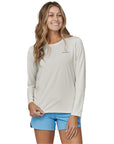Boardshort Logo Light Plume Grey: White model front