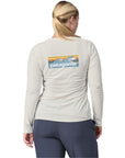 Boardshort Logo Light Plume Grey: White other mdoel back