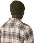 Patagonia Brodeo Beanie (Skyline Pine Needle Green) model back