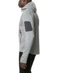 Berghaus Men's Pravitale Mountain 2.0 Hooded Fleece Jacket (Grey) arm view