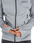 Berghaus Men's Pravitale Mountain 2.0 Hooded Fleece Jacket (Grey) hole in sleeve