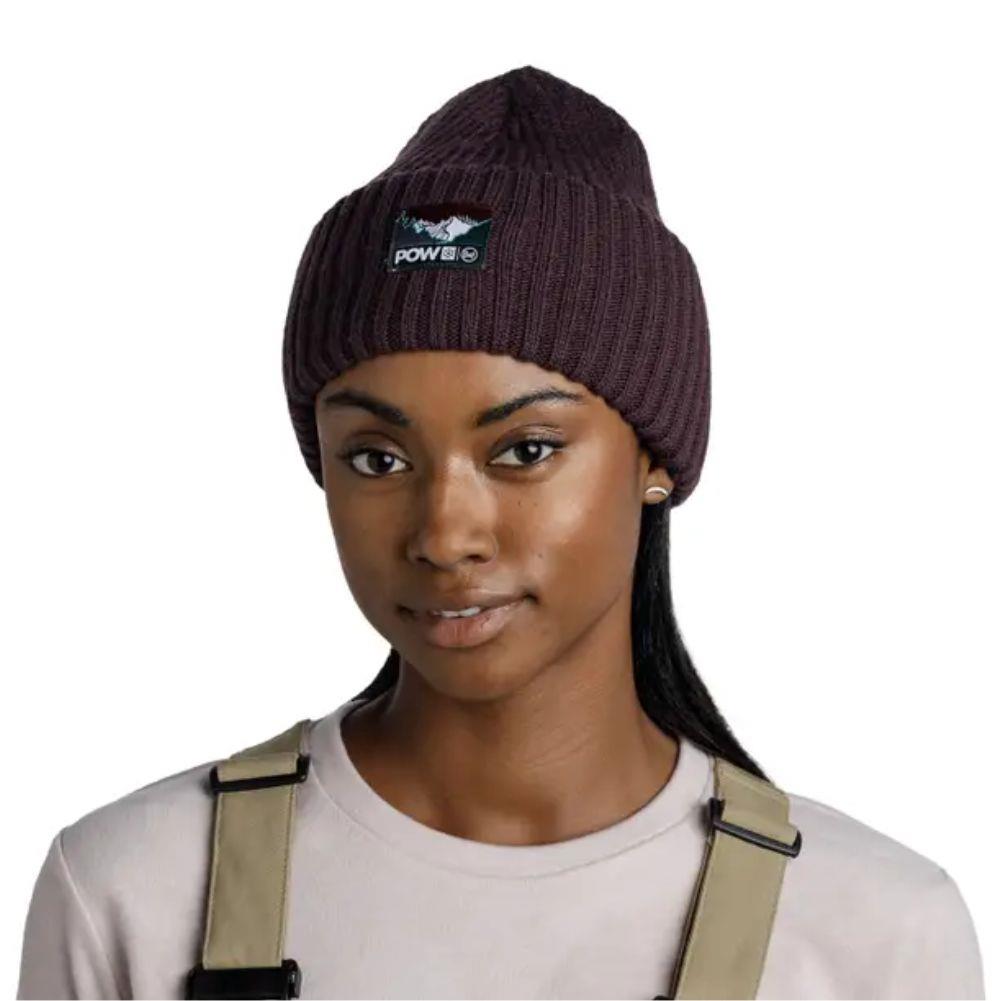 Buff Knitted Beanie (Rutger Pow Shadow Purple Purple) model pose