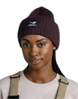 Buff Knitted Beanie (Rutger Pow Shadow Purple Purple) model pose